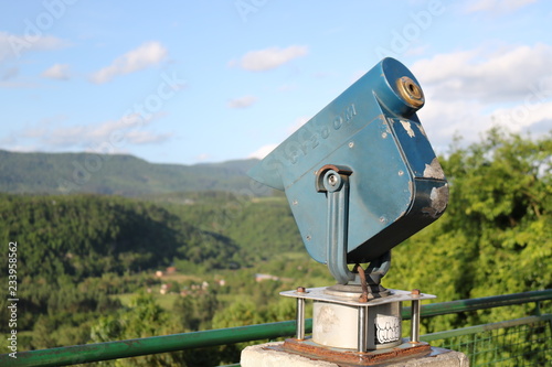 telescope at the top of mountain