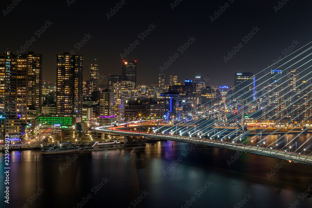 Fototapeta premium Erasmusbrug Rotterdam