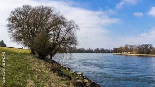 Beautiful view near Osterhofen-Bavaria-Germany photo