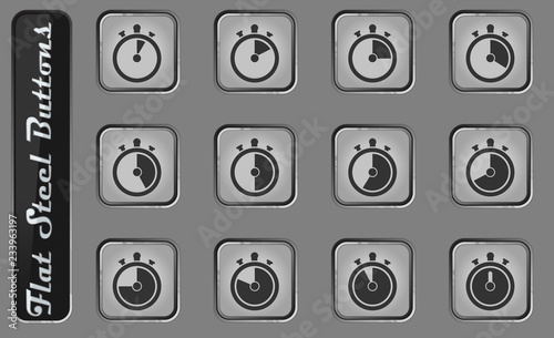 Timer Icon Set