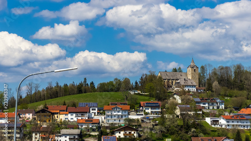 Beautiful view near Kirchberg im Wald-Bavaria-Germany photo