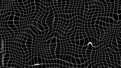 Deforming grid, loopable motion background photo