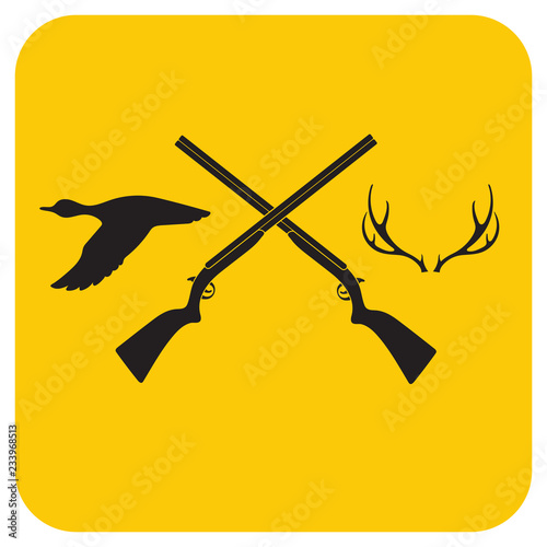 Hunting club logo icon