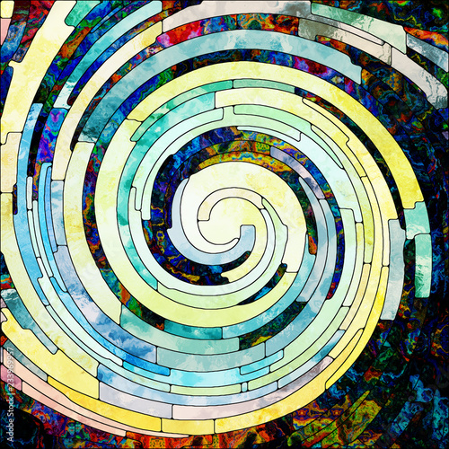 Illusions of Spiral Color