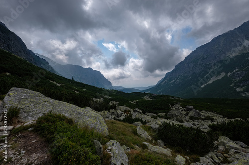 western carpathian mountain panorama in clear day © Martins Vanags