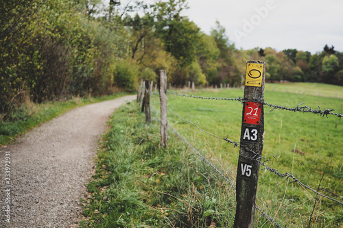 Fußweg Klangpfad Schloss Homburg Aussichtsturm Nümbrecht