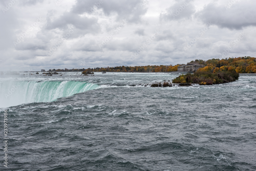 Last of the autumn colors at Niagara Falls