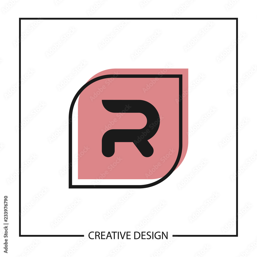 Initial Letter R Logo Template Vector Design Initial Letter R Logo Template Vector Design