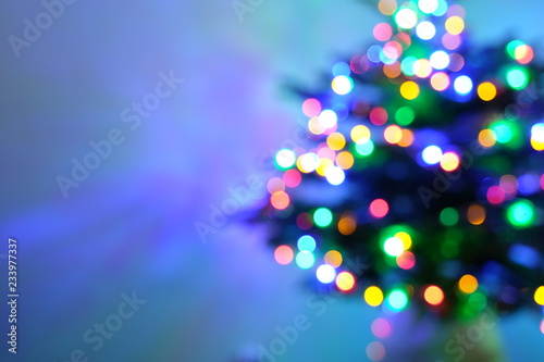 holiday bokeh. Abstract Christmas background