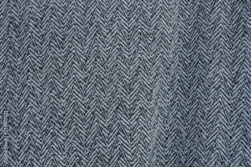 gray black striped fabric texture of a piece of wool