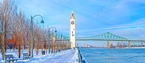 Montreal in winter, Canada photo