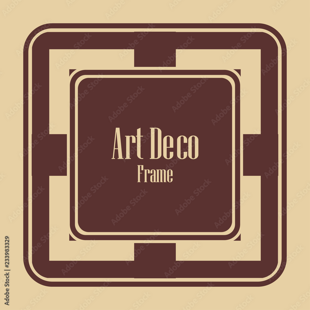 Art Deco Border Frame