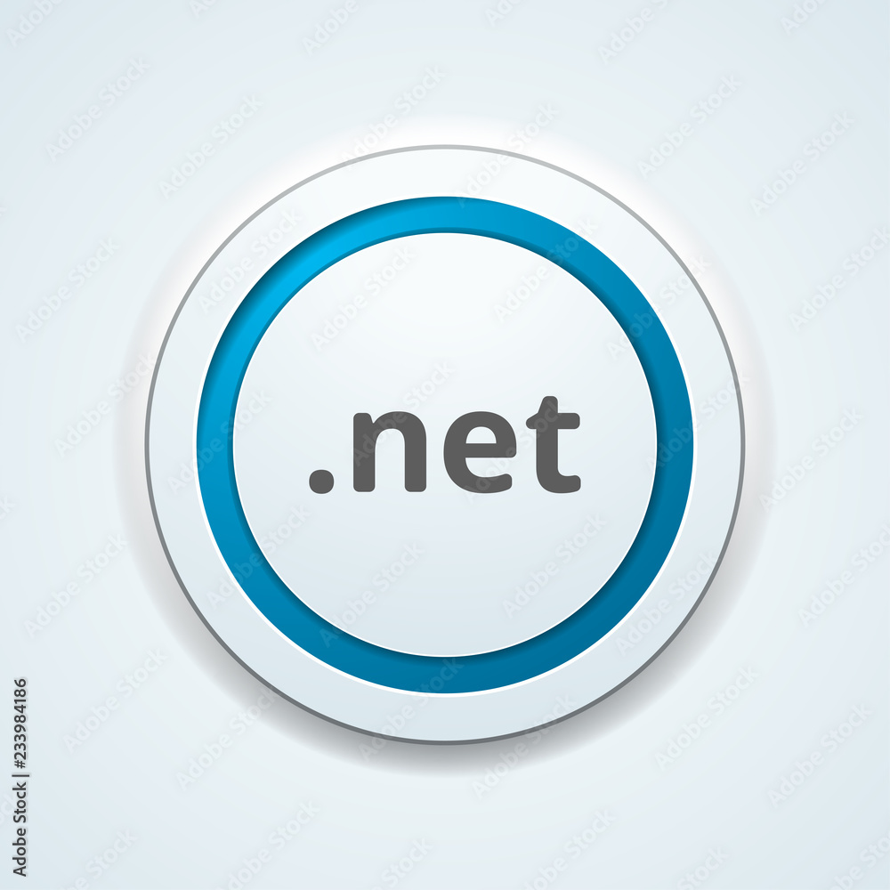 net domain name button illustration net domain name button illustration
