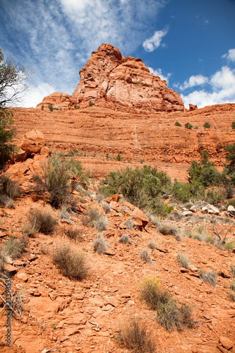 red rock buttes in Sedona desert in Arizona USA