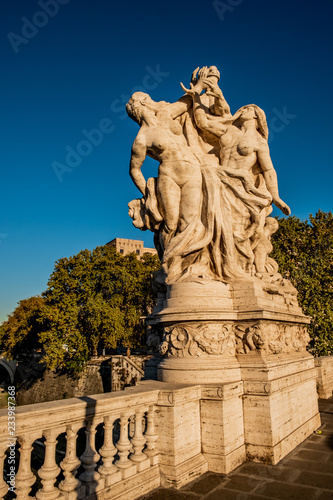 Roman Statue Tiber River