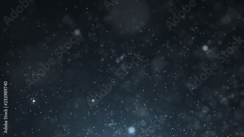 Dust particles. Abstract particle background. Dots background. 4k rendering.