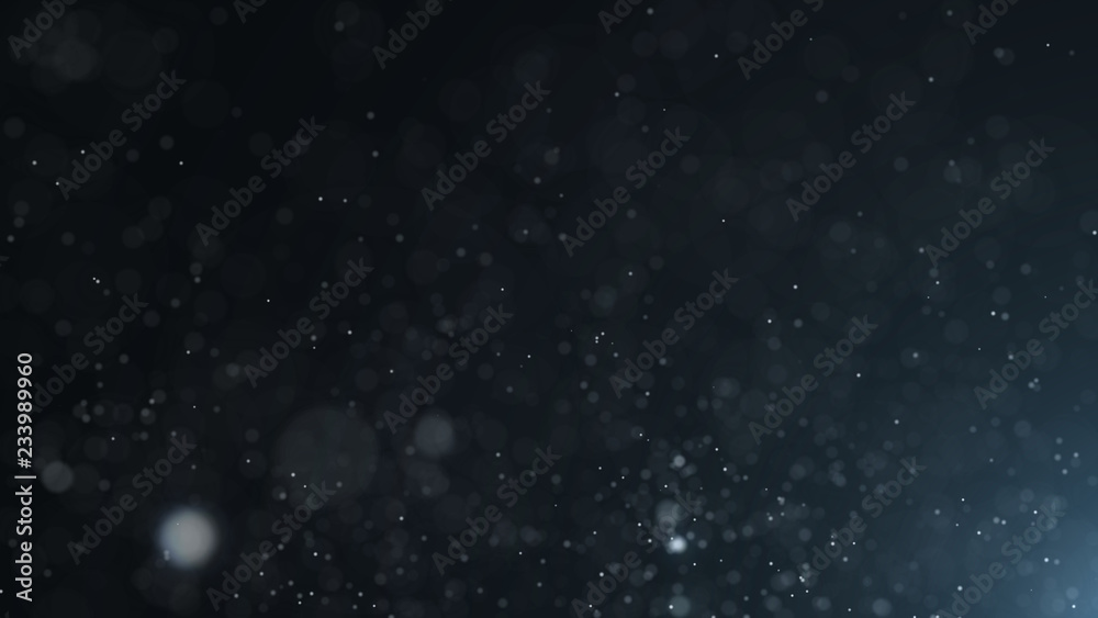 Obraz premium Dust particles. Abstract particle background. Dots background. 4k rendering.