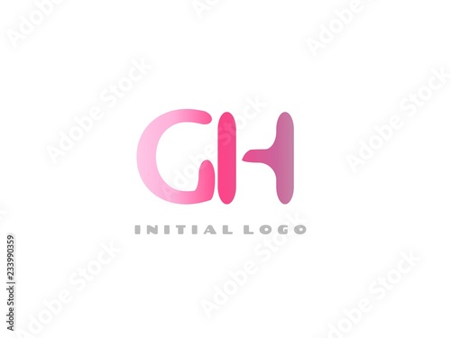 GH Initial Logo for your startup venture