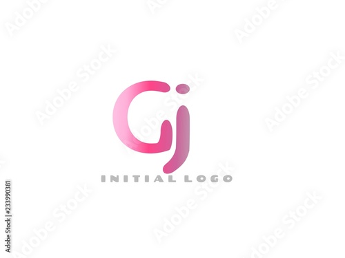 GJ Initial Logo for your startup venture