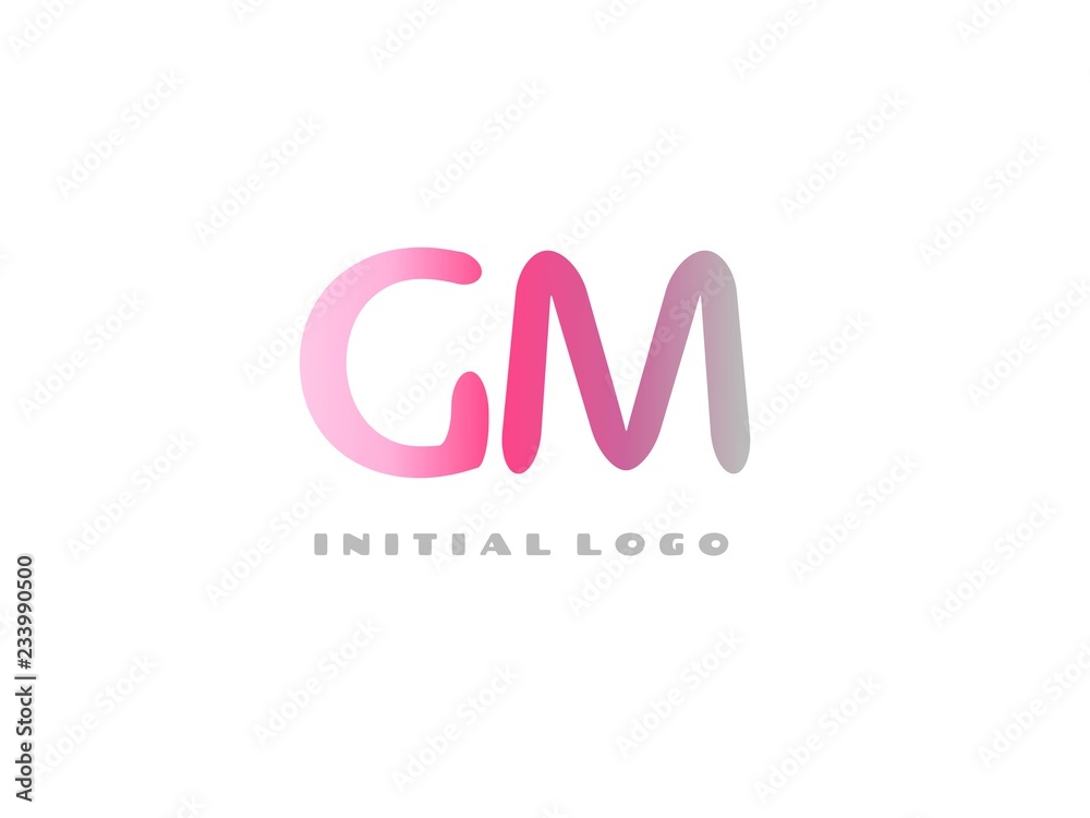GM Initial Logo for your startup venture