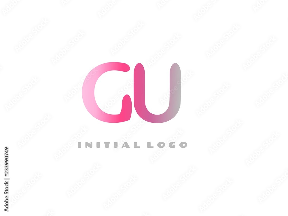 GU Initial Logo for your startup venture GU Initial Logo for your startup venture