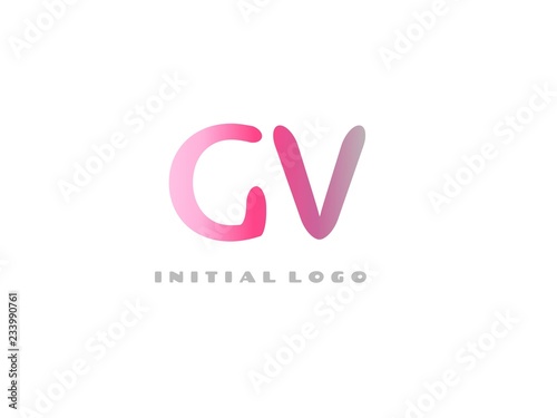 GV Initial Logo for your startup venture