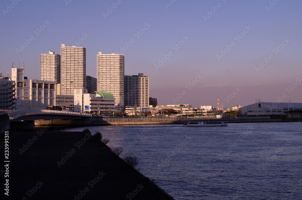 Fototapeta premium みなとビル群