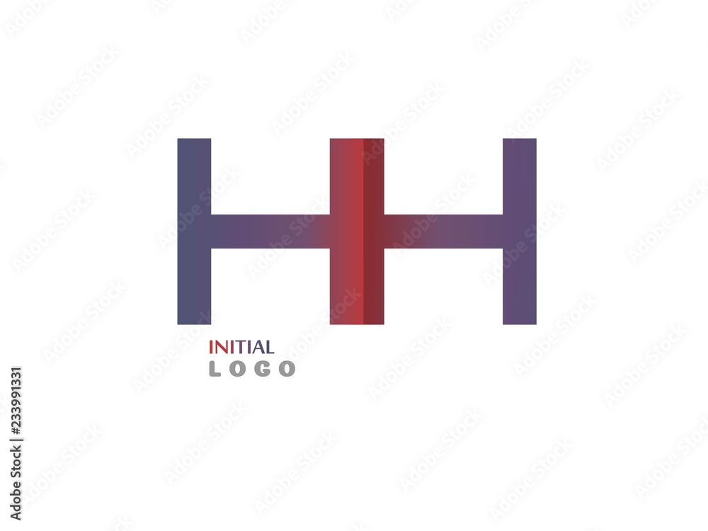HH Initial Logo for your startup venture