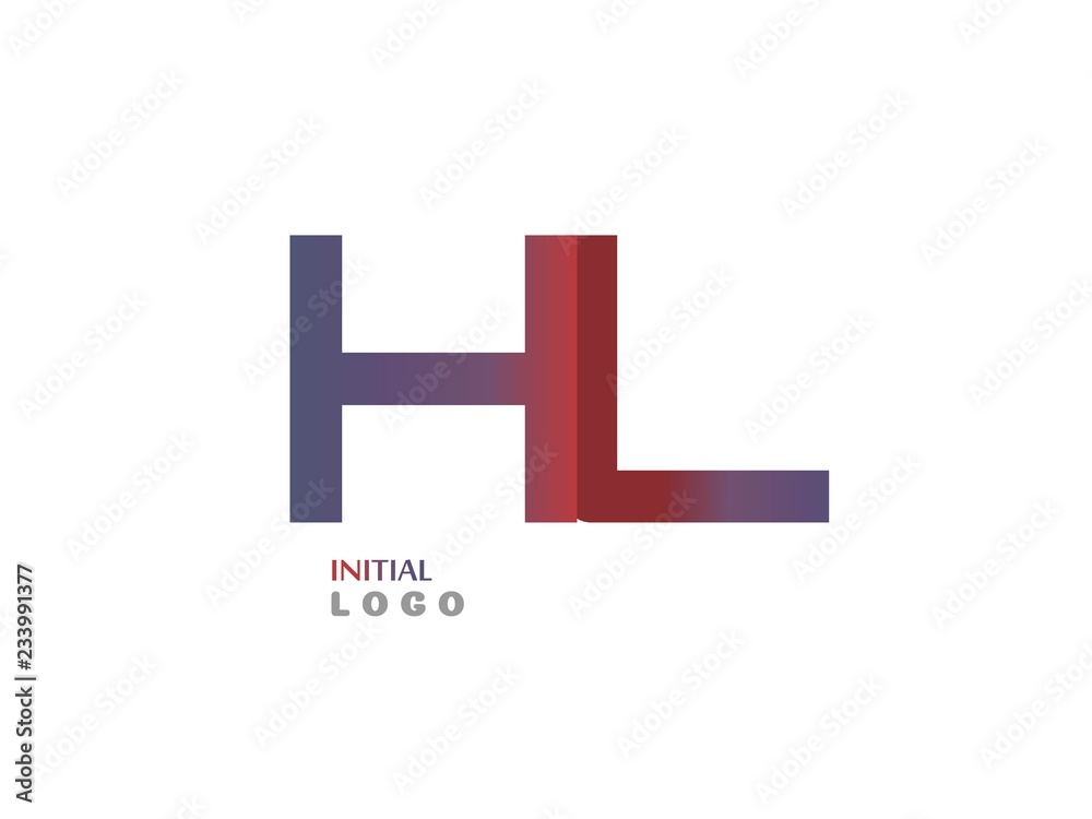 HL Initial Logo for your startup venture HL Initial Logo for your startup venture