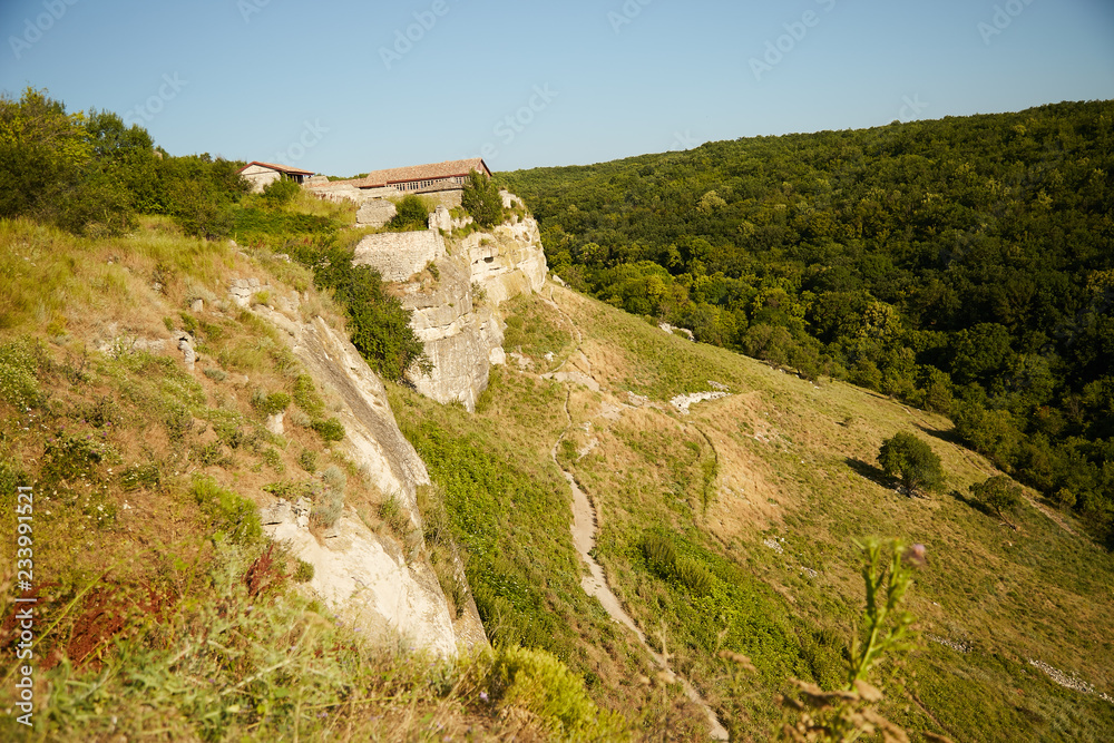 Summer landscape on the territory of the peninsula of Crimea.
