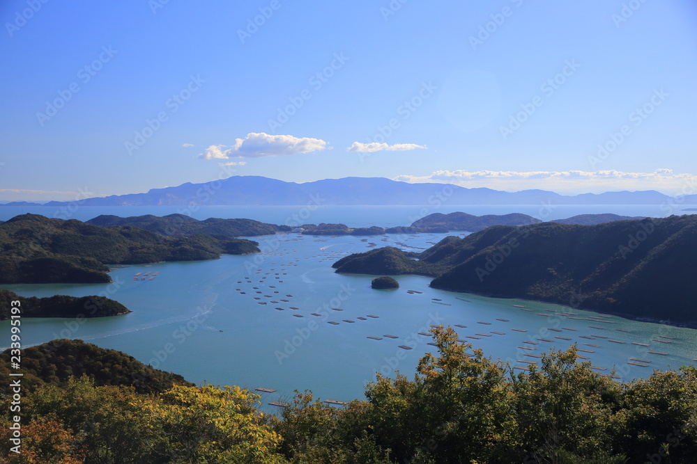 Fototapeta premium Katakami Bay in Okayama, Japan