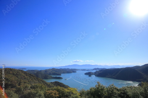 Katakami Bay in Okayama, Japan