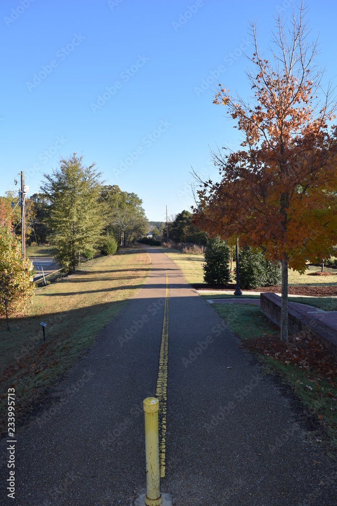 The Depot Trail in Oxford Mississippi