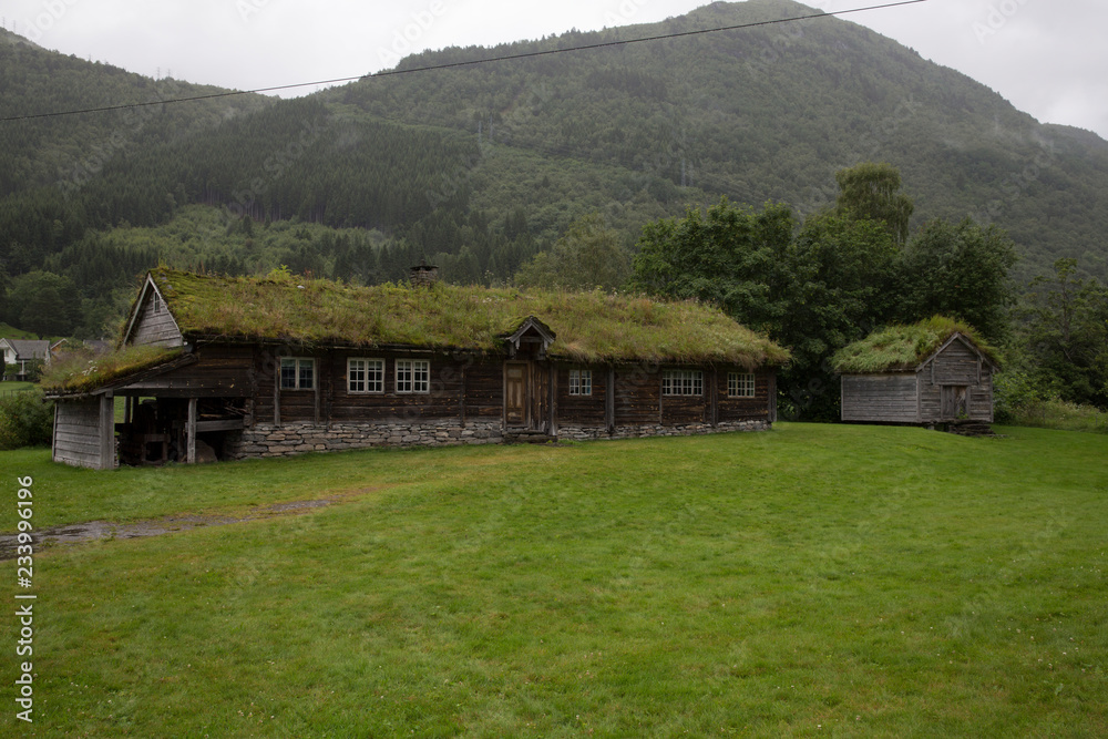 Fototapeta premium Places and spaces of Norway, from small towns to large