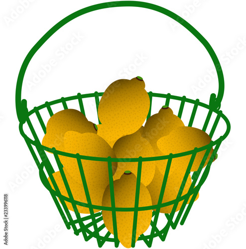 Basket of lemons