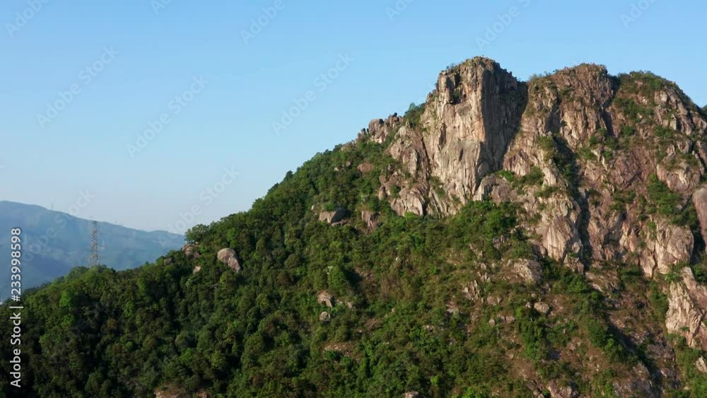 Hong Kong lion rock mountain Hong Kong lion rock mountain