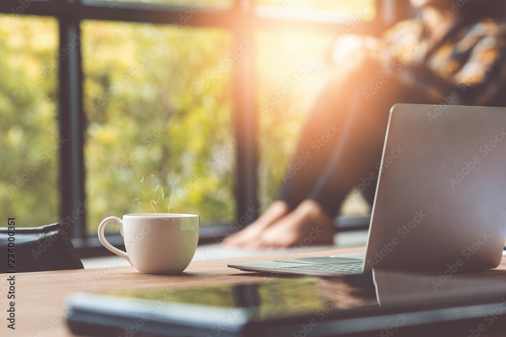 Coffee Break Relaxation Concept Coffee Break Relaxation Concept
