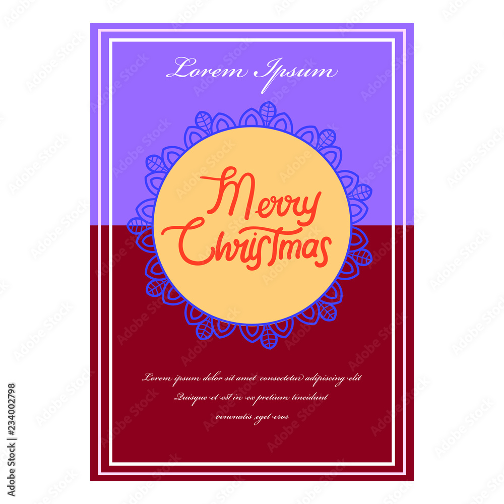Christmas greeting card template Christmas greeting card template