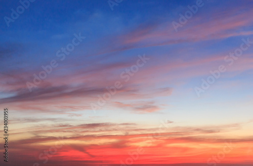 sunset sky clouds horizon background