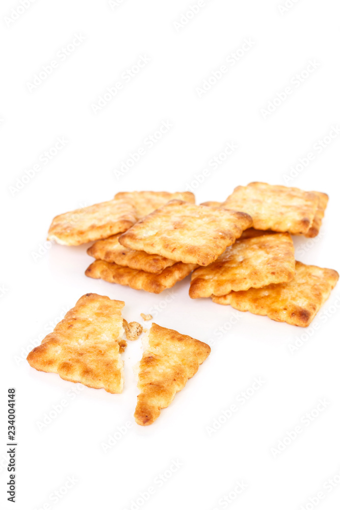 Heap Cracker square broken on white background.