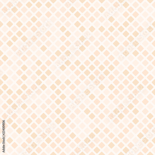 Peach diamond pattern. Seamless vector