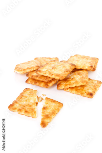 Heap Cracker square broken on white background.