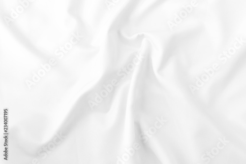 White fabric texture. For the pattern in advertising design or as a background image.