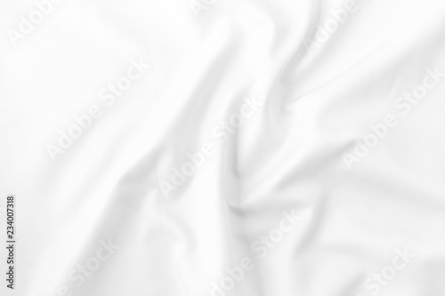 White fabric texture. For the pattern in advertising design or as a background image.