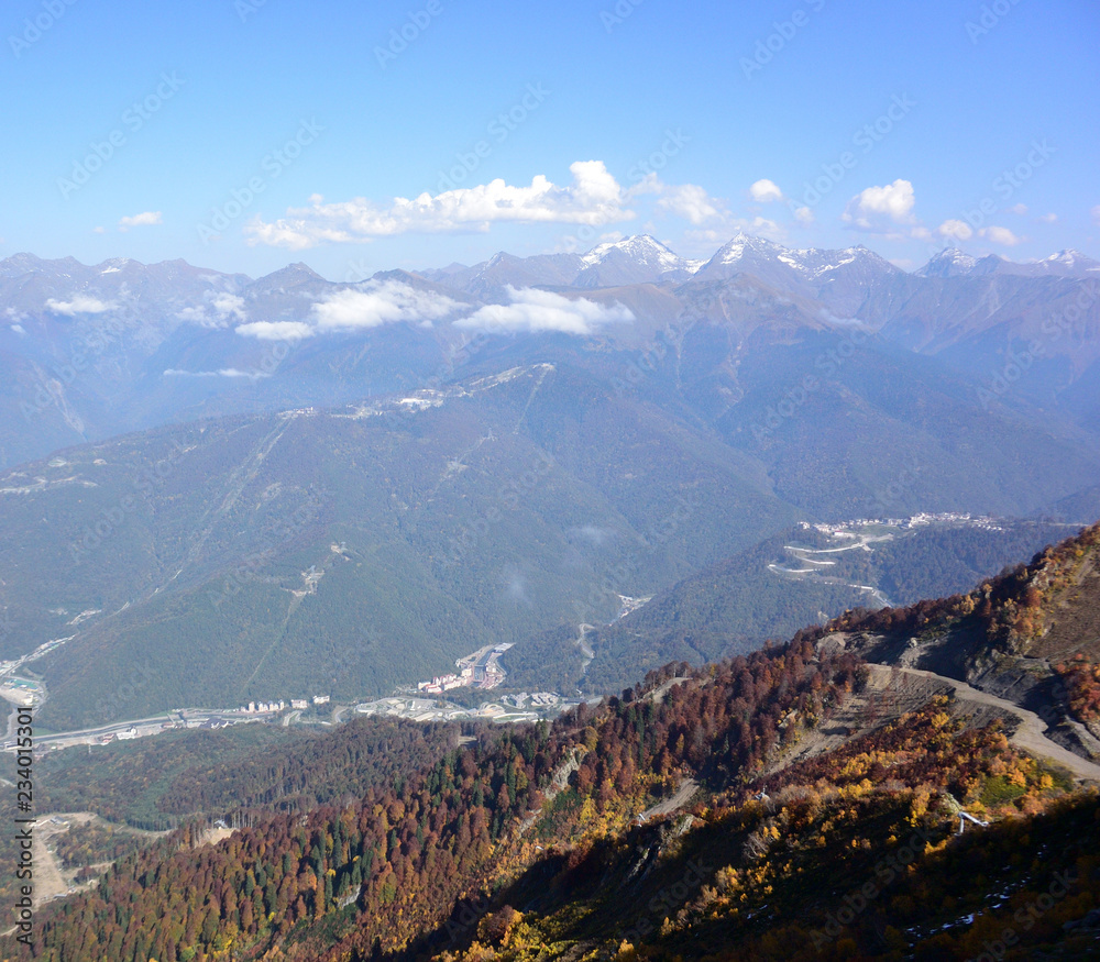 Fototapeta premium View of the ridge Psekhako