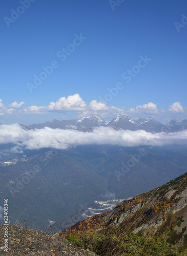 View of the ridge Psekhako