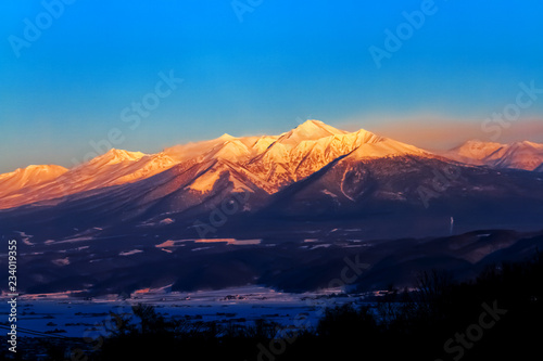 富良野の雪山
