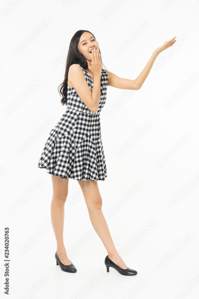 portrait of excited surprised attractive inspired girl jumping up isolated on background.Freedom legs stylish feet glamorous people teenager asian. portrait of excited surprised attractive inspired girl jumping up isolated on background.Freedom legs stylish feet glamorous people teenager asian.
