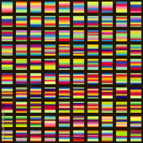 phone tablet screen gradient background decoration collection EPS 10.