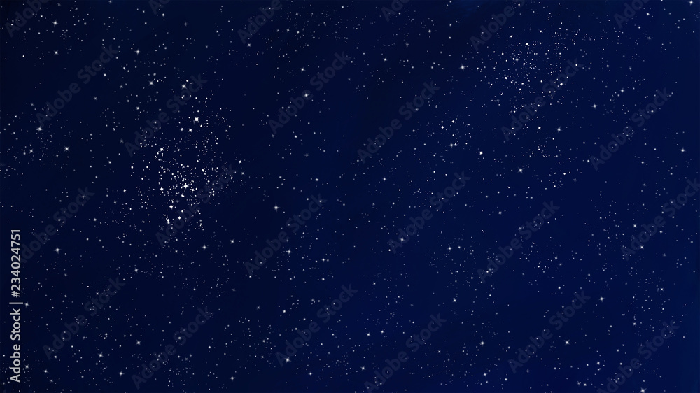 starry night sky  